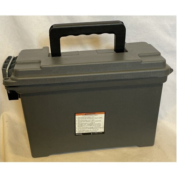 Ammo Box Bunker Hill Security Holds 6-8 Boxes of Standard Ammo Gray - Picture 3 of 9